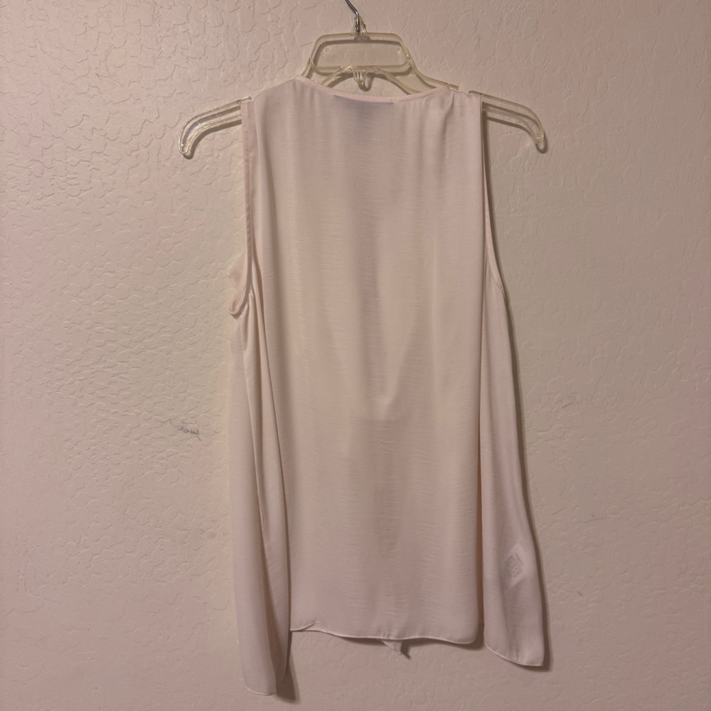 BCBGMaxAzria Cream Ruffle Blouse - Picture 3 of 3